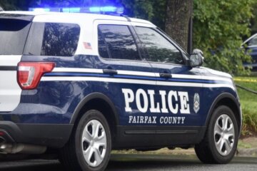 Fairfax County police vehicle.