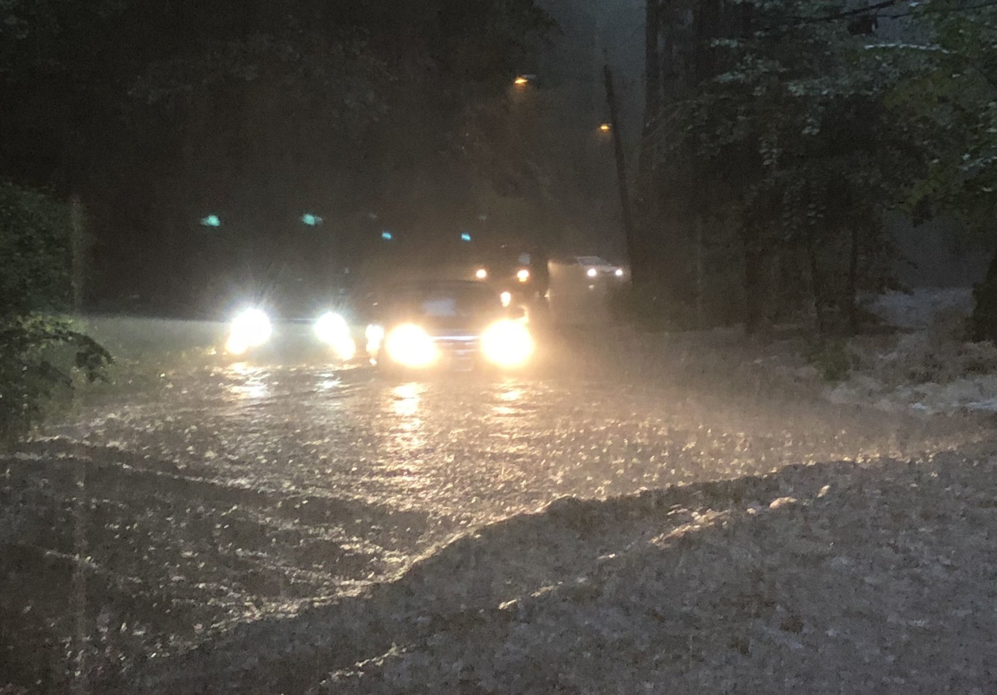 Rainfall Gives Way To Flooded Roads Bloated Waterways Around Dc Area