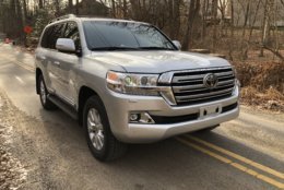 Power is from the 5.7L V8 Toyota engine, making 381 horsepower, and the updated 8-speed automatic is a smooth customer. Fuel economy isn’t a strong suit with a V8 and this heavy luxury SUV managed just 12.9 mpg over 375 miles of mixed driving. (WTOP/Mike Parris)