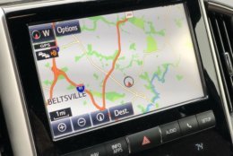 There is an updated large 9-inch touch-screen that’s very easy to use. NAV and other commands can be handled by voice and it works really well. Large knobs and buttons are a pleasant and easy-to-use departure from our digital world. (WTOP/Mike Parris)