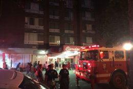 D.C. Fire said the victim was a man in his 70s, he was in critical condition but conscious when he was taken to the hospital. (WTOP/John Domen)