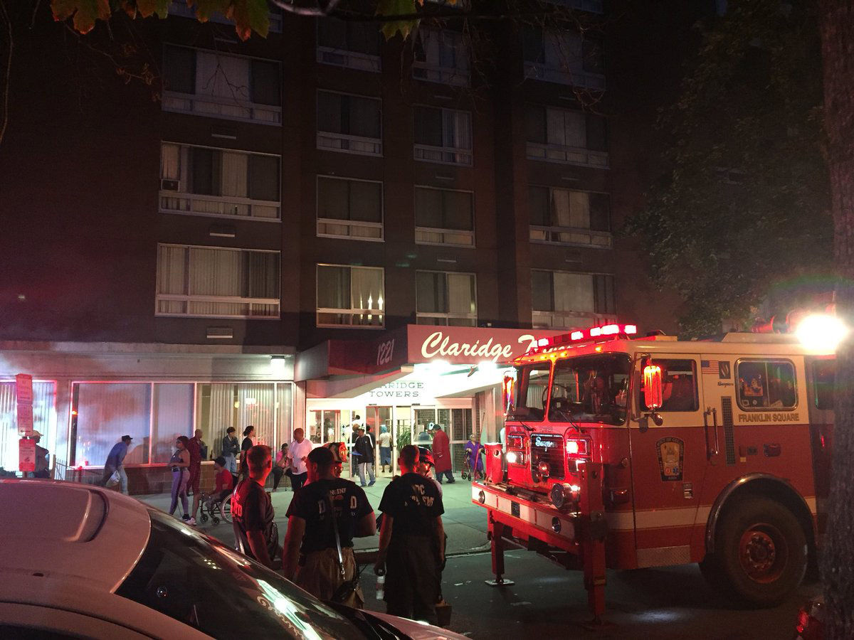 D.C. Fire said the victim was a man in his 70s, he was in critical condition but conscious when he was taken to the hospital. (WTOP/John Domen)
