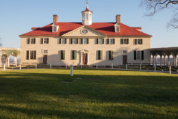 President George Washington home at Mount Vernon in Virginia