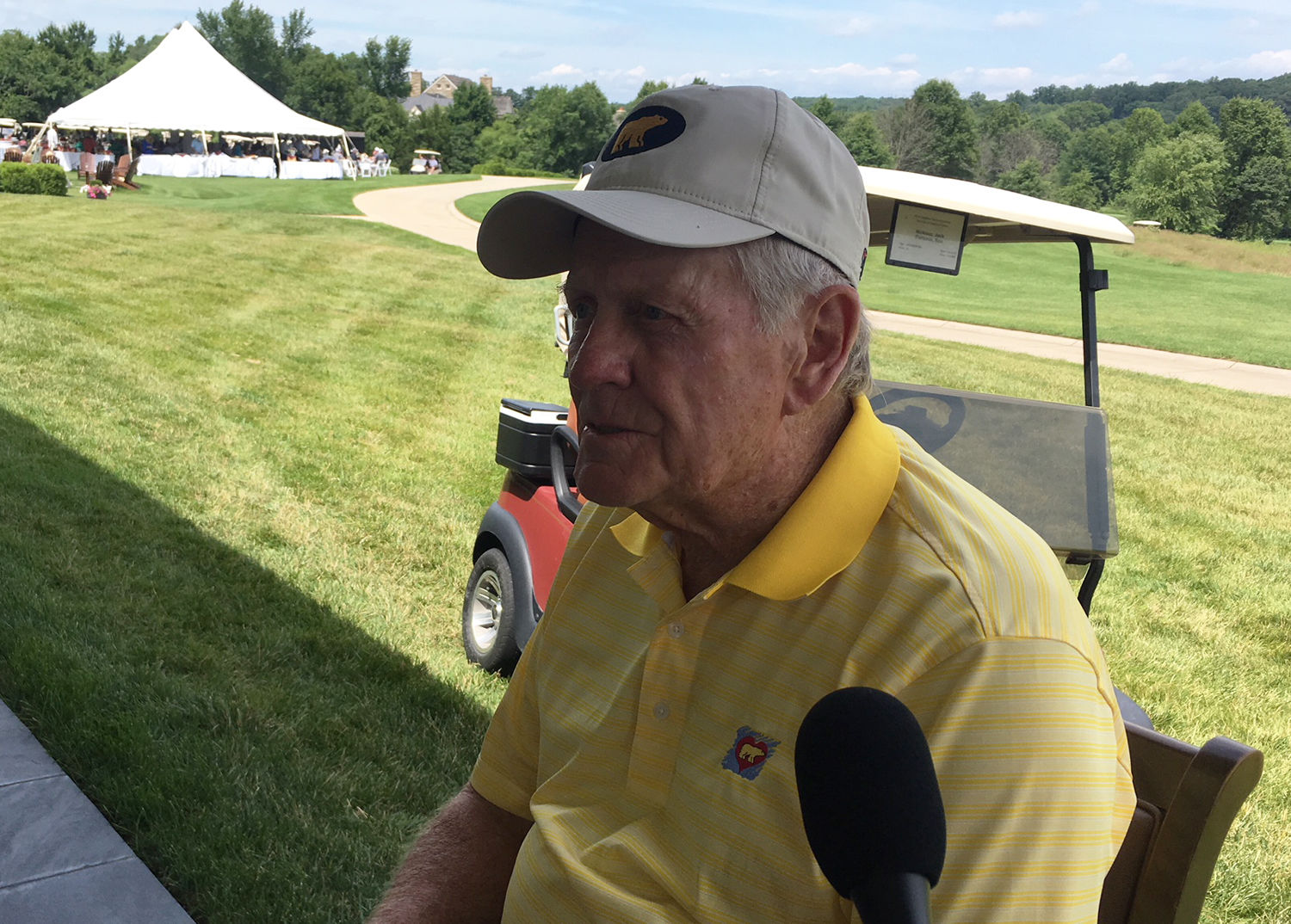 Jack Nicklaus recently hosted the Creighton Farms Invitational, which raised $1.43 million for charity. (WTOP/Noah Frank)