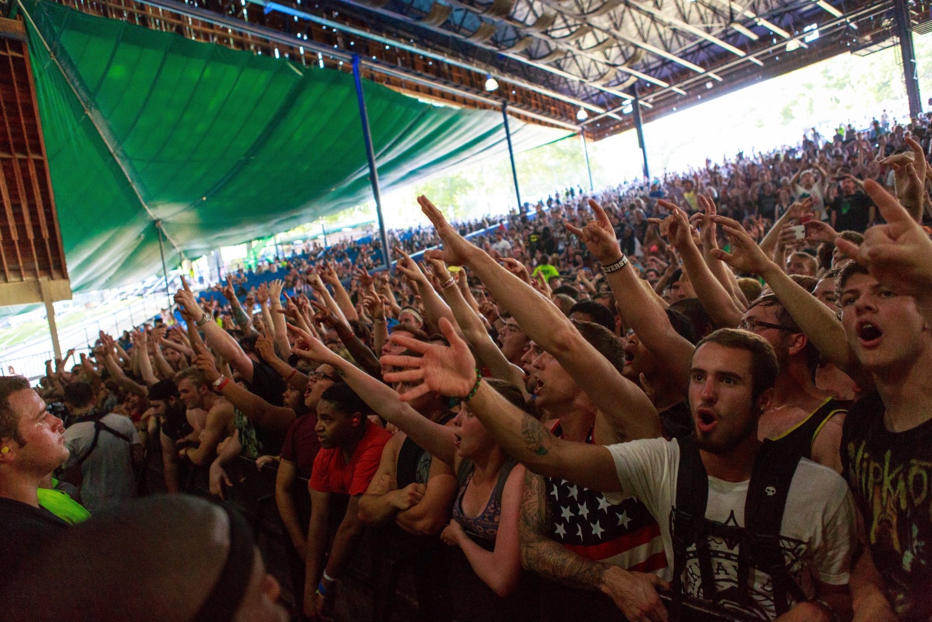 The crowd at Warped Tour 2014. (Will Cocks)
