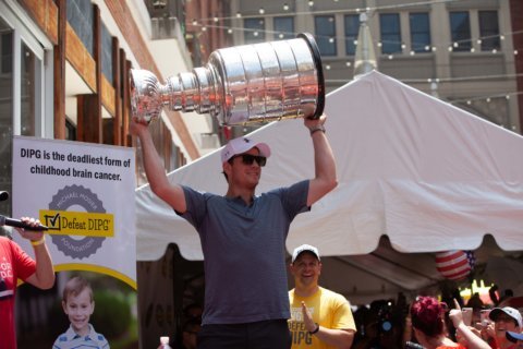 Capitals’ John Carlson takes Stanley Cup to Bethesda, raising $100K for childhood cancer