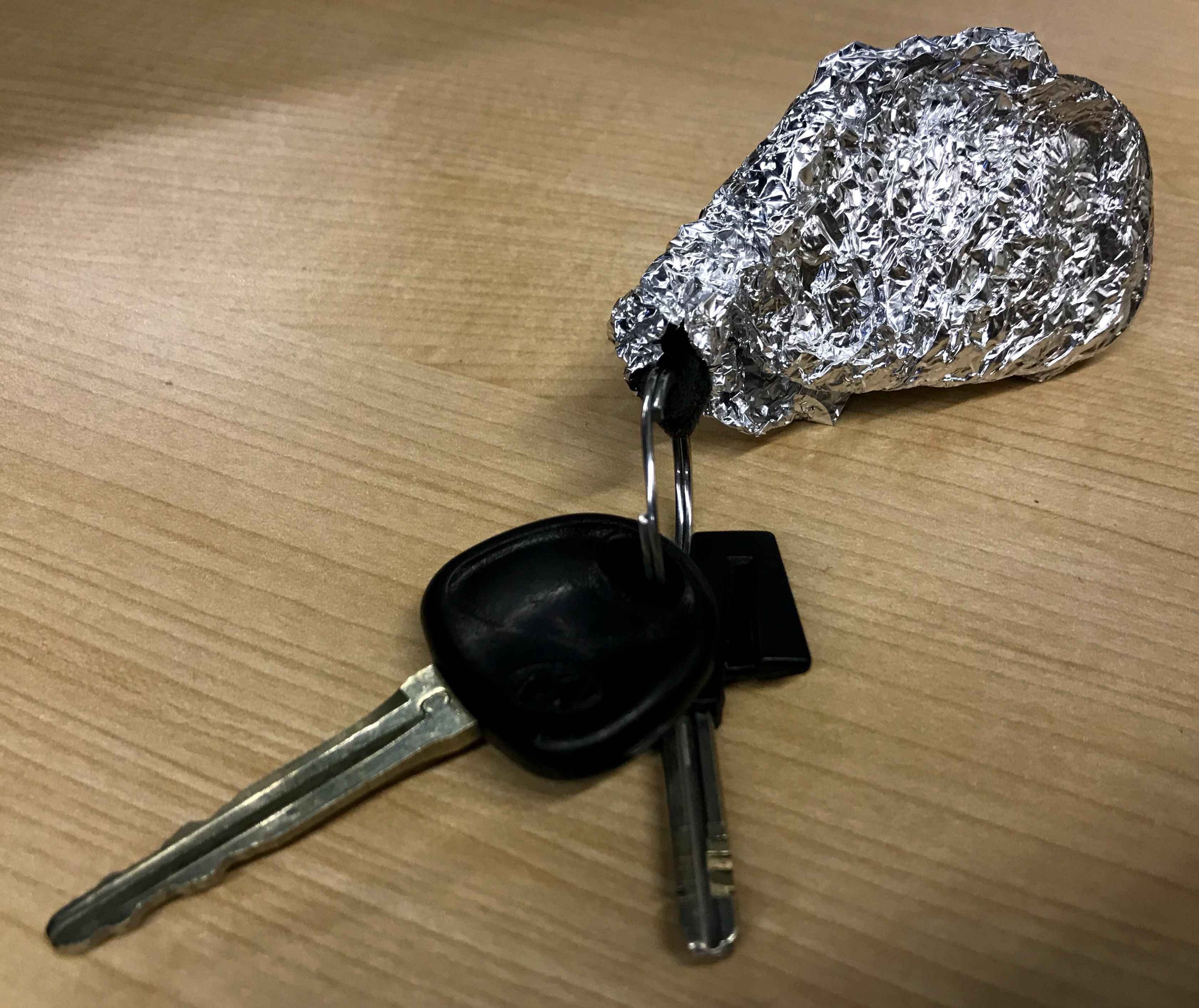 How wrapping vehicle keys in foil can stymie cyber crooks