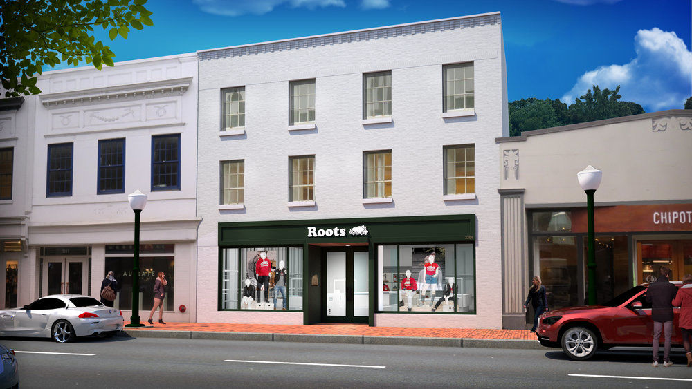 Roots will open a 3,550 square-foot “Roots Cabin” store in Georgetown at 3259 M Street, NW on Aug 9. (Courtesy Roots)