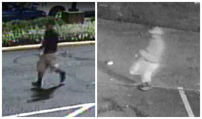 The suspect was also captured on surveillance video, police said. (Courtesy Prince William County police)