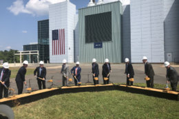 Virginia Gov. Ralph Northam who announced  Micron's investment during a groundbreaking ceremony on the new research-and-development center, call it one of the largest manufacturing investments in Virginia's history. (WTOP/Max Smith)