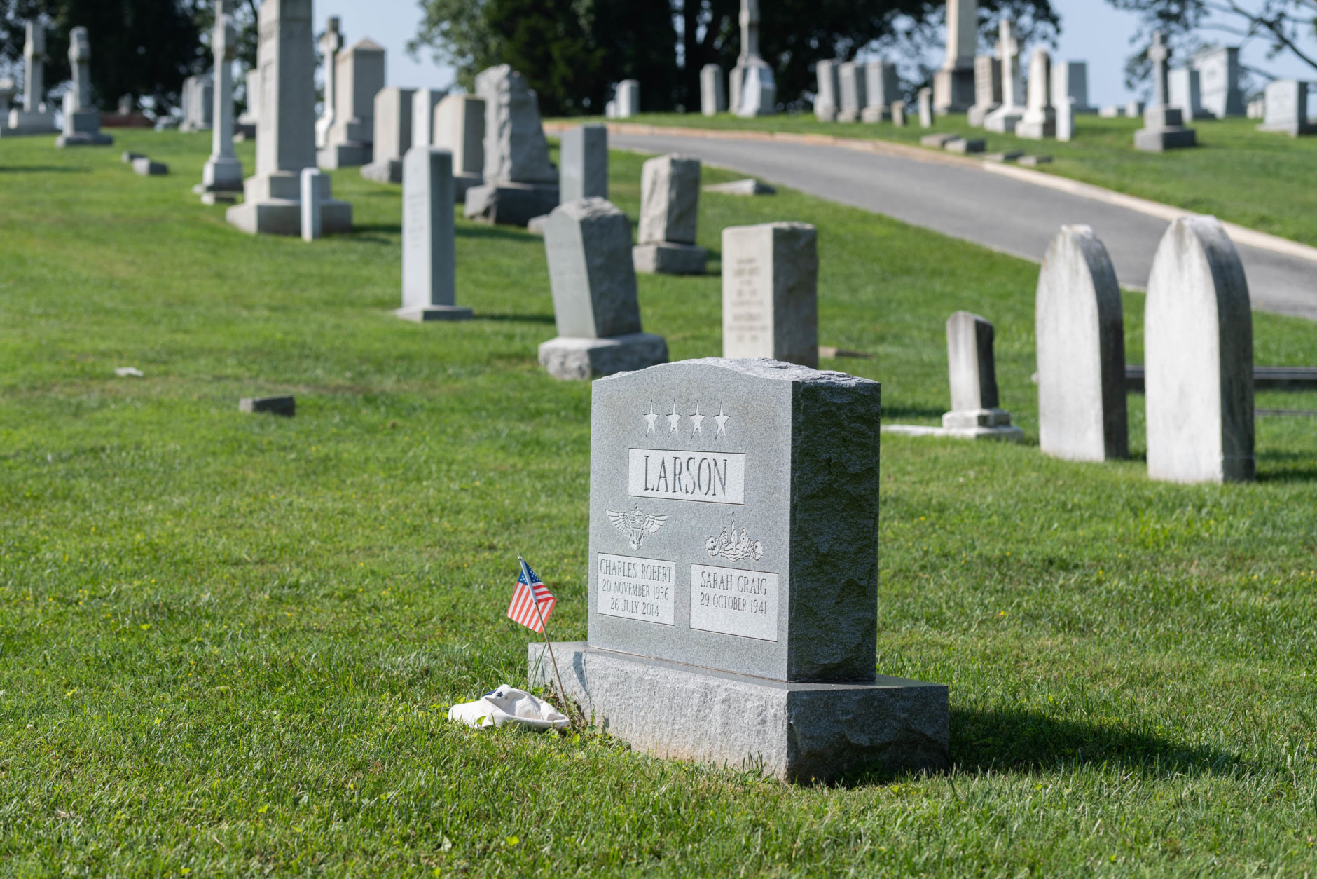 USNA Grave Site Area; Memorial Area
