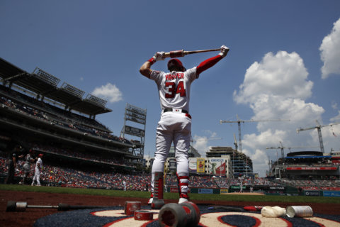 Here … and gone? Bryce Harper on the Nationals and his future