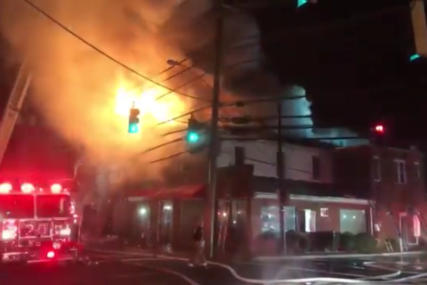 Fire rips through Upper Marlboro businesses, apartments; 3 displaced