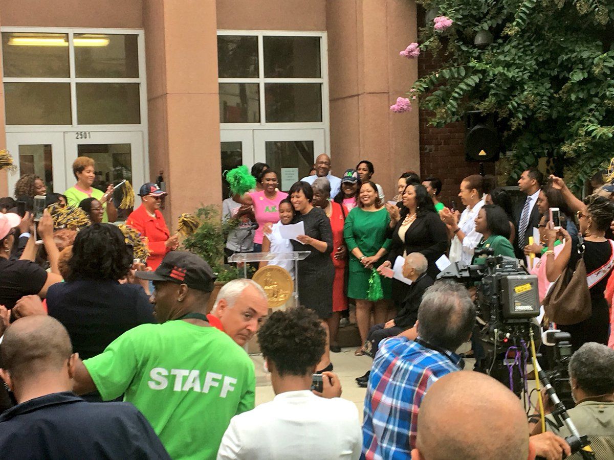 School Principal Tenia Pritchard said the school's reopening marks "a fight for social justice and education." (Courtesy DCPS) 