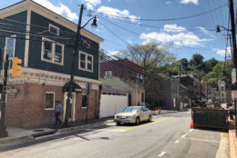 An aggressive new plan to lessen the flood risk in Ellicott City includes the removal of nearly 20 buildings to allow for better drainage. (WTOP/John Aaron)