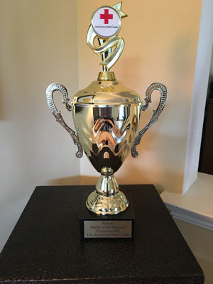 photo shows a trophy