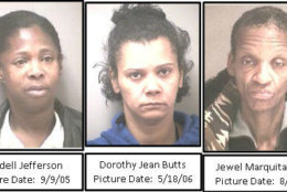 The three women whose remains were found in April at an apartment building in Wayne Place, in Southeast D.C. (Courtesy Metropolitan Police Department)