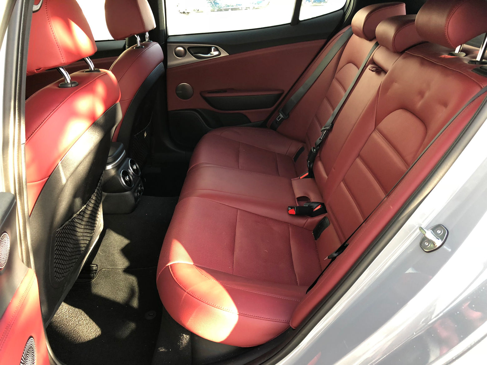 Nappa leather seats add to the car's rich and robust look on the inside.