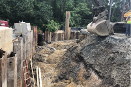 Additional daytime work hours may be added to the Brandywine Road Bridge project to speed up completion. (Courtesy Maryland Department of Transportation State Highway Administration)