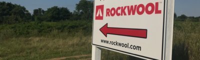 sign that says Rockwool