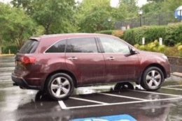 Tavera's 2013 Acura MDX was located in the 9000 block of South Park Circle in Fairfax Station on Monday, July 30. (Courtesy Fairfax County police)
