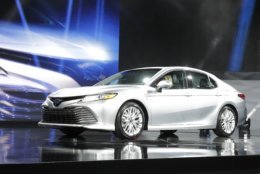The 2017 model of the Toyota Camry saw 1,100 thefts in 2017. (AP Photo/Carlos Osorio, File)