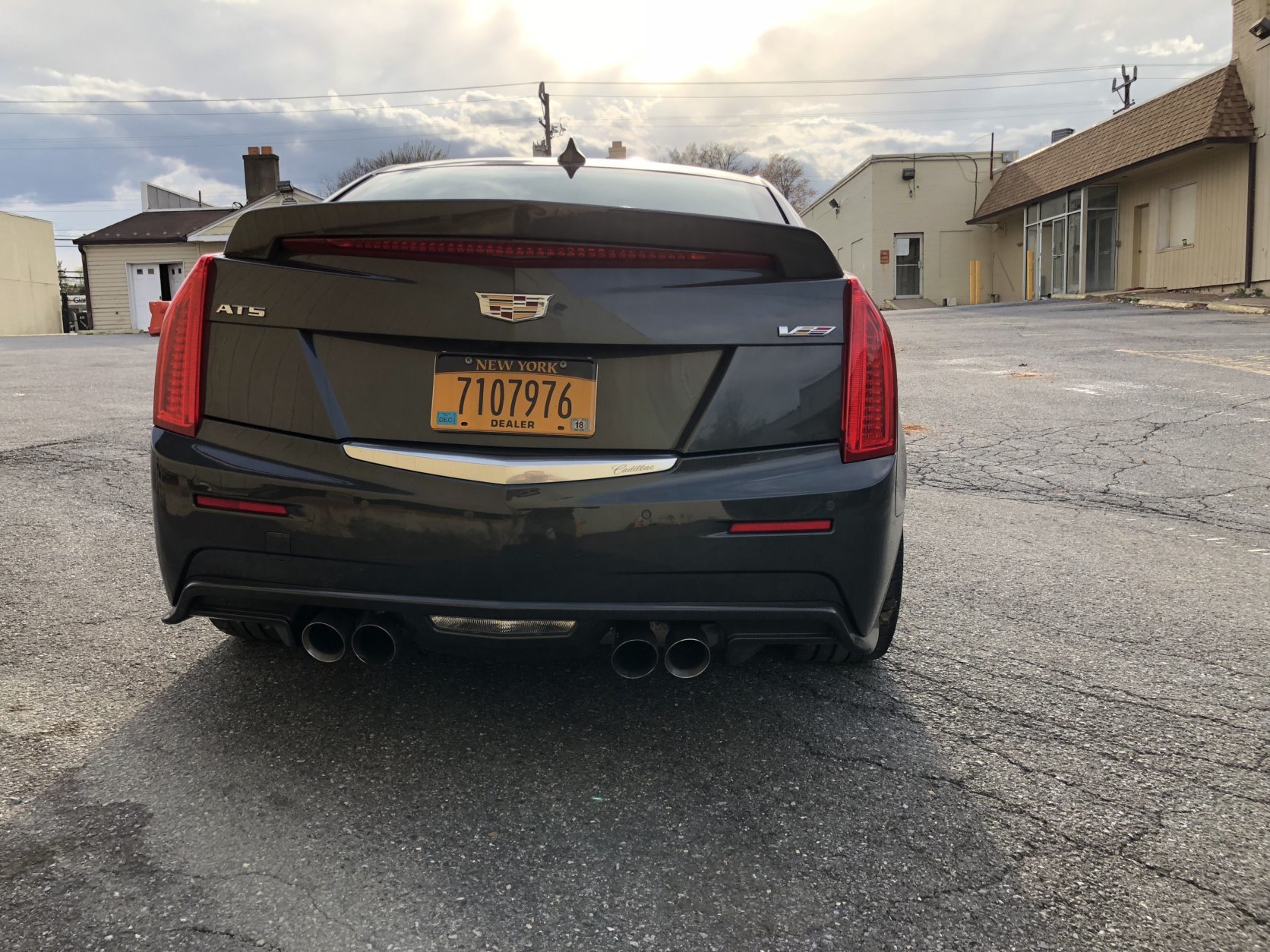 The Cadillac ATS-V starts at a reasonable $61,595 but with all the options the price swells to $79,360. (WTOP/Mike Parris) 