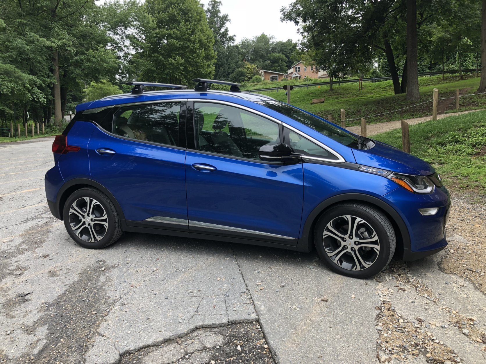 The Chevrolet Bolt EV helps make the electric car a more mass-appeal vehicle. With a range of 230+ miles on a single charge with correct conditions (lower temps and driving style affect range). (WTOP/Mike Parris)