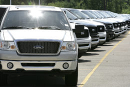 The Ford Pickup truck saw 35,105 thefts overall last year. (AP Photo/Paul Sancya, file)