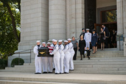 Arizona Sen. John McCain was buried at the U.S. Naval Academy Cemetery on Sunday, Sept. 2, 2018. (Courtesy U.S. Naval Academy Public Affairs)