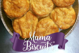Frederick, Maryland-based gourmet biscuit baker Mama Biscuits will start showing up in more than 50 Walmart stores Oct. 8. (Courtesy Mama Biscuits)