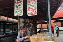 Leo Fonseca’s spot at Lexington Market in Baltimore. (WTOP/Kate Ryan)
