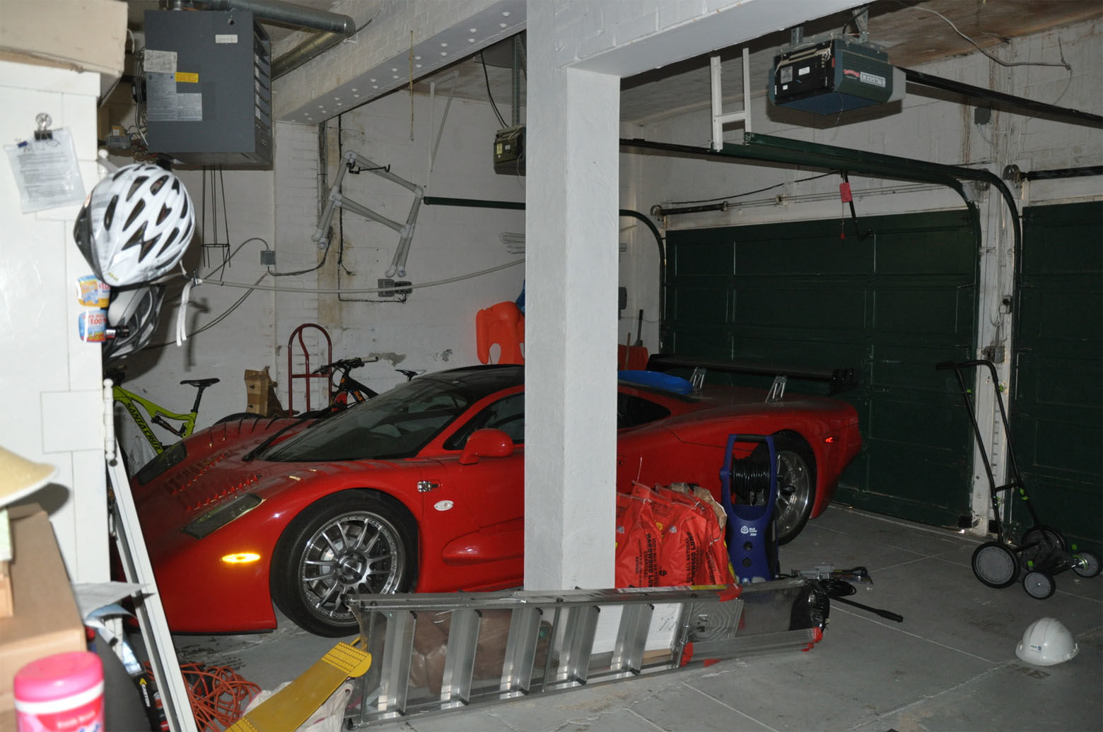 The Savopoulos family's red Mosler sports car. Savvas Savopoulos instructed his assisant to leave the $40,000 ransom inside the car. (Courtesy U.S. Attorney's Office for D.C.)