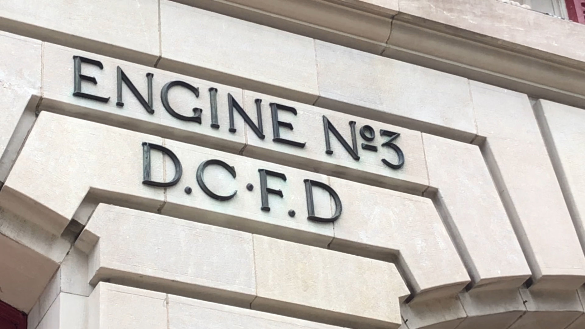 outside D.C.'s Engine Company 3. Some believe the firehouse, just blocks from the Capitol, is hanted by a ghost. (WTOP/John Aaron)