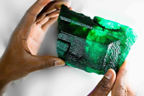 An emerald as big as your hand was found in Zambia — a whopping 5,655 carats