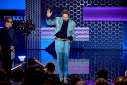 LOS ANGELES, CA - OCTOBER 09:  Post Malone accepts Favorite Male Artist - Pop/Rock onstage during the 2018 American Music Awards at Microsoft Theater on October 9, 2018 in Los Angeles, California.  (Photo by Kevin Winter/Getty Images For dcp)