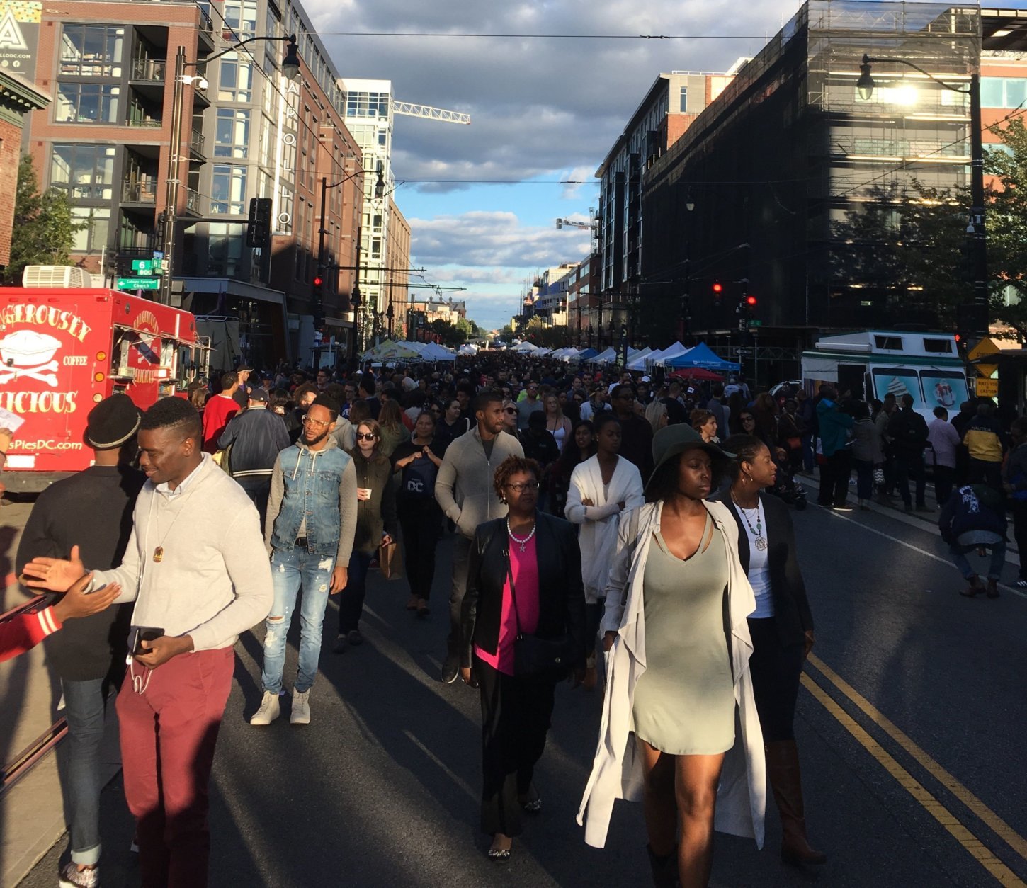 Festival goers walk down the H Street Corridor for the 2018 H Street Festival. (Courtesy WTOP Listener)