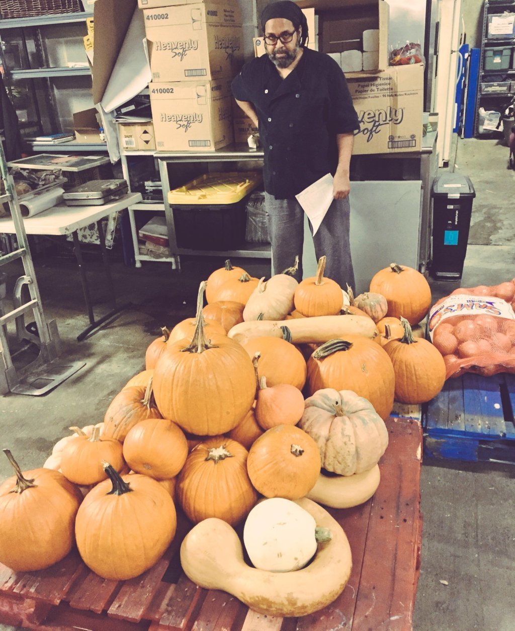 Pumpkins donated to Miriam's Kitchen as part of the effort by Pumpkins for the People 2017. (Courtesy Agricity)