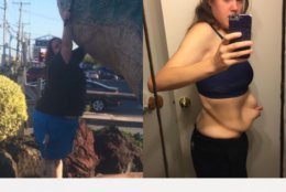 Roberts said her weight loss journey was far from straightforward. She lost 100 pounds in college only to gain it back, and she said this helped her realize that her motivation needed to be intrinsic and not based on what others think of her. (Courtesy Candace Roberts)