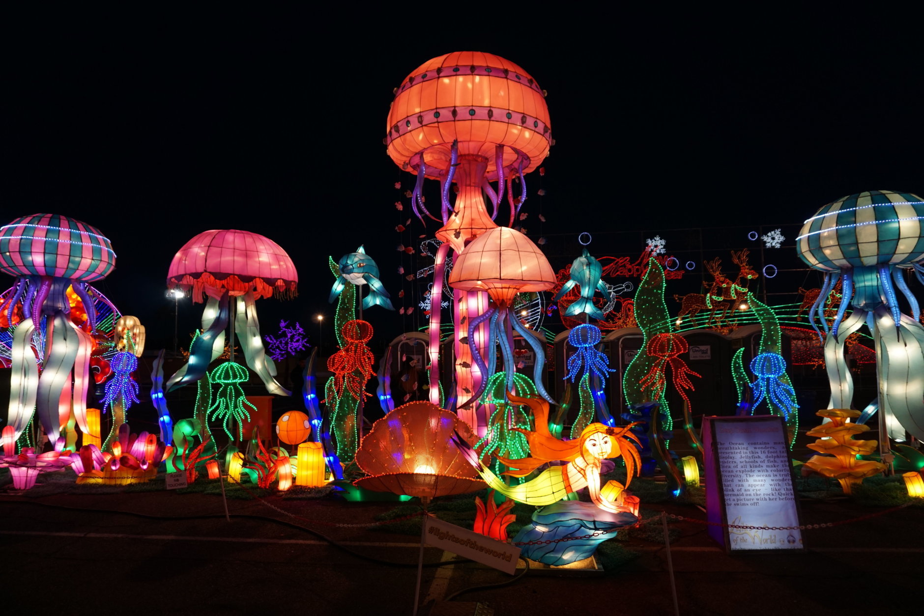 LightUP Fest will be one of the largest lighting displays on the East Coast, and will combine traditional Chinese lanterns with high-tech lighting technology. (Courtesy LightUP Fest)