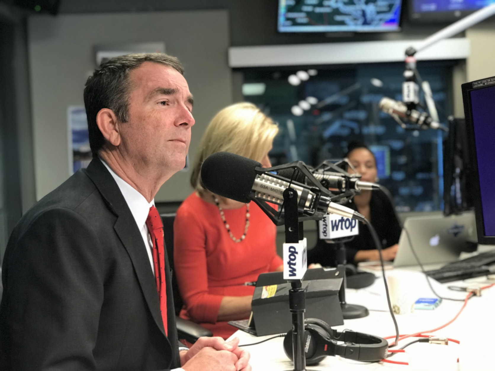 Virginia Gov. Ralph Northam on WTOP Wednesday, Oct. 31, 2018. (WTOP/Ginger Whitaker)