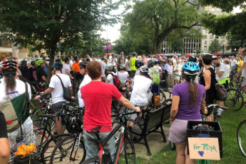 Cyclist who was fatally struck remembered in ride through DC