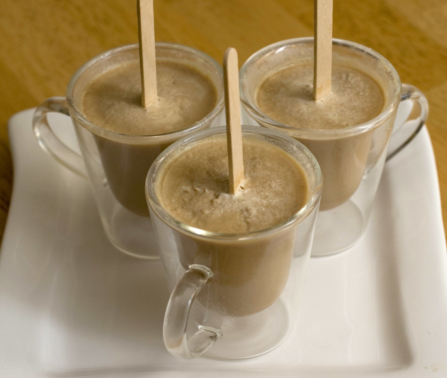 **FOR USE WITH AP LIFESTYLES**   Caramel Latte Pops are seen in this Tuesday, July 15, 2008 photo. Cool off in the hot weather with these caffeine-laden pops.   (AP Photo/Larry Crowe)