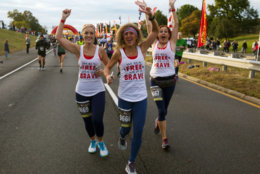 Runners start the Marine Corps Marathon on Sunday in Arlington. (AP Photo/Jose Luis Magana)