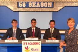 On "It's Academic," Northwest competes against Banneker and Park View high schools. The show aired Nov. 10, 2018. (Courtesy Facebook/It's Academic)