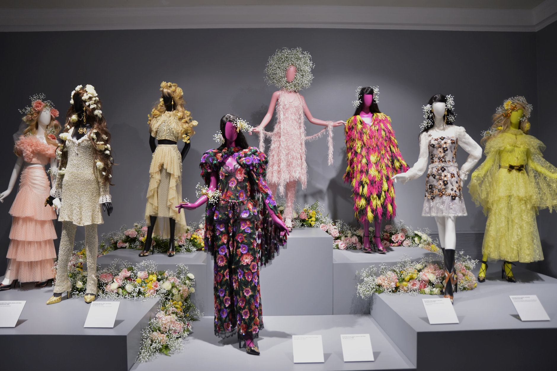 Ensembles from the Spring/Summer 2017 and 2018 collections from the American luxury fashion house, Rodarte - a part of the National Museum of Women in the Arts' first fashion exhibition, "Rodarte", on view now through February 10, 2019. (Courtesy Shannon Finney/<a href="https://www.shannonfinneyphotography.com/index" target="_blank" rel="noopener noreferrer">shannonfinneyphotography.com</a>)