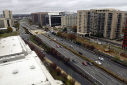 Virginia is considering a system that would detect the number and location of empty and full street parking spaces in the Crystal City area (above) and the Rosslyn-Ballston corridor to raise prices on busy blocks and lower prices where there are more spaces available. (AP Photo/Susan Walsh, File)