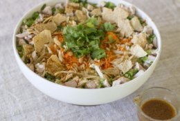 <h2><strong>Turkey with Napa cabbage salad</strong></h2>
<p>After a big Thanksgiving dinner, green is good. This crunchy salad will use up your holiday leftovers and leave you feeling a little lighter.</p>
<p><a href="https://recipes.oregonlive.com/recipes/turkey-and-napa-cabbage-salad-with-lime-ginger-vinaigrette" target="_blank" rel="noopener">Find the recipe from The Associated Press here</a>.</p>
