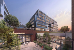 City Ridge will be what Roadside calls an urban village and will include eight new buildings in addition to the renovation of the historic 3900 Wisconsin Avenue building, originally constructed by Equitable Life Company in 1958 and 1962. (Courtesy Roadside Development)