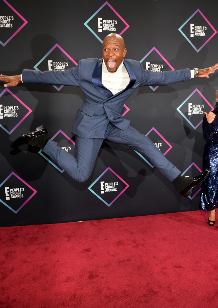Terry Crews attends the People's Choice Awards 2018 at Barker Hangar on November 11, 2018 in Santa Monica, California.  (Photo by Matt Winkelmeyer/Getty Images)